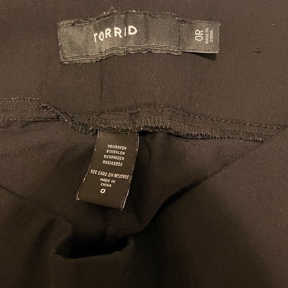 Relaxed Fit Jogger Lightweight Ponte Mid Rise Pants Back Size - Picture 6 of 9